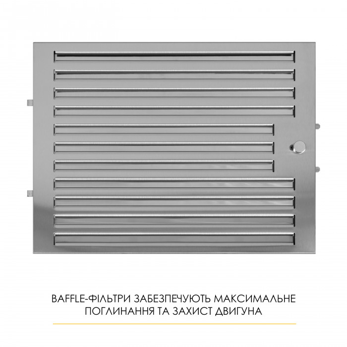 Витяжка декоративна Т-подібна WEILOR MIST WTX 68 INOX