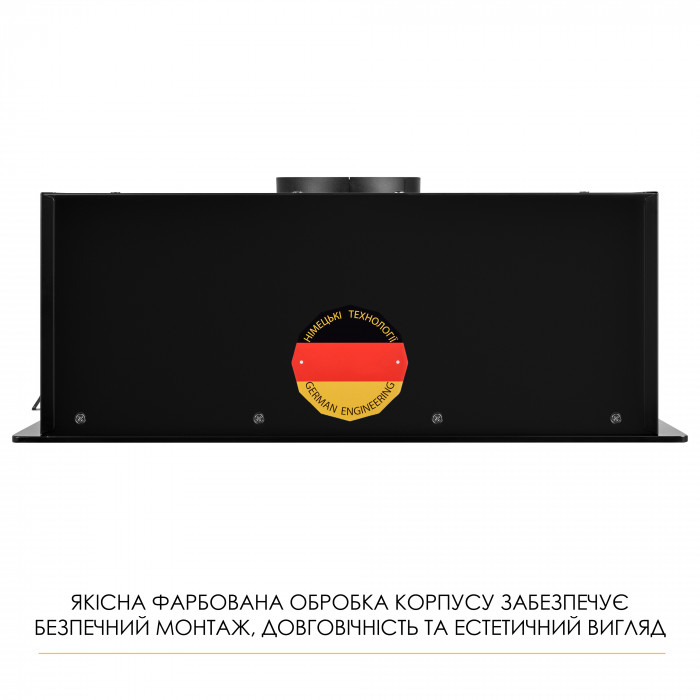 Витяжка повновбудована WEILOR LUMINA WBG 66 BLACK