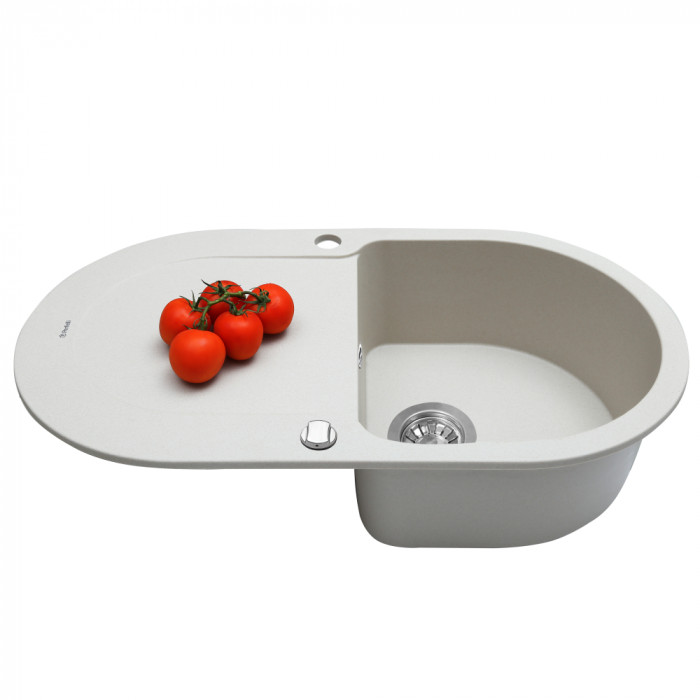 Мийка кухонна гранітна PERFELLI IZETTA OGI 114-78 LIGHT BEIGE