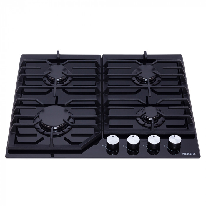 Поверхня газова на склі WEILOR GG 624 BL