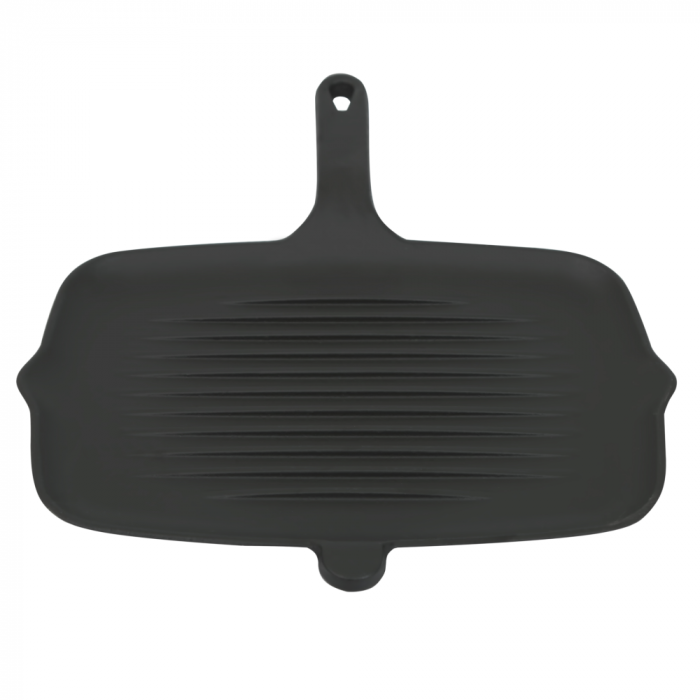 Чавунна плоска сковорода гриль PERFELLI 6459 32х22 см