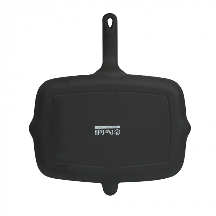 Чавунна плоска сковорода гриль PERFELLI 6459 32х22 см