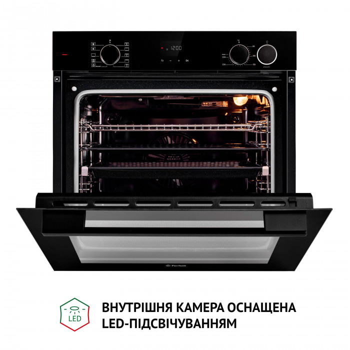 Духова шафа електрична PERFELLI DIAMOND 6D10NS NERO
