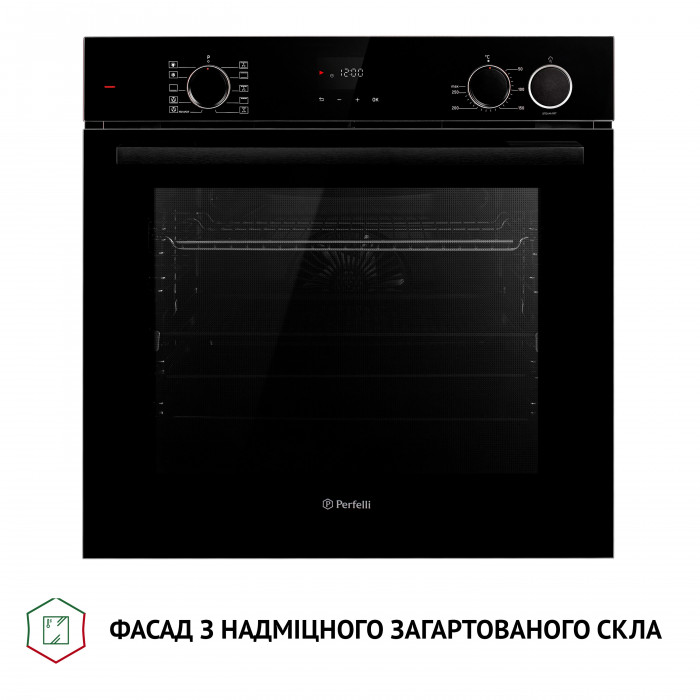 Духова шафа електрична PERFELLI DIAMOND 6D10NS NERO