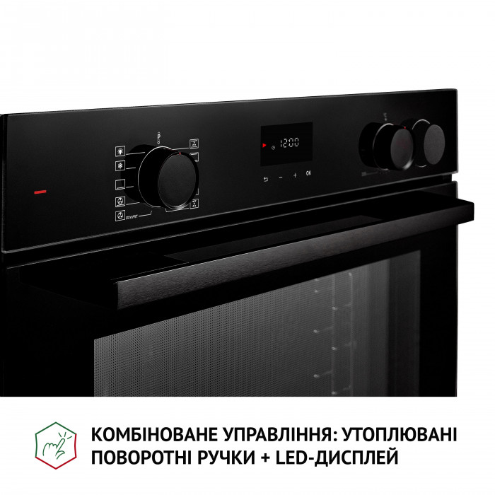 Духова шафа електрична PERFELLI DIAMOND 6D10NS NERO
