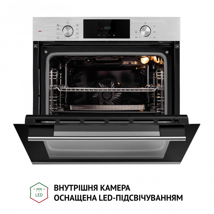 Духова шафа електрична PERFELLI DIAMOND 6D8L INOX