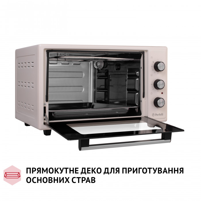 Електрична піч PERFELLI CLASSIC 37 IVORY
