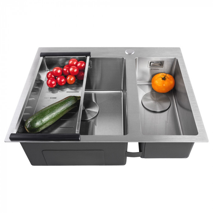 Мийка кухонна нержавіюча сталь MINOLA LAVIO SRZ 60354