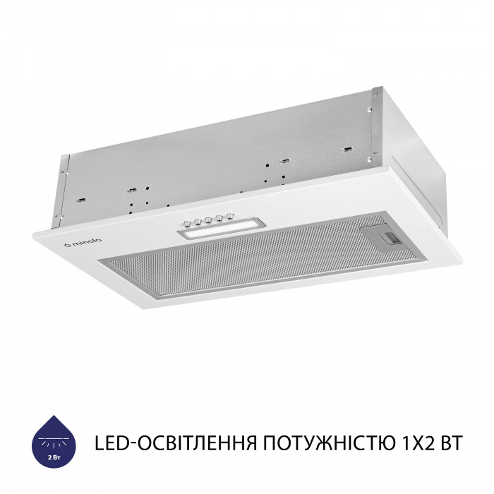 Витяжка повновбудована MINOLA HBI 5025 WH LED