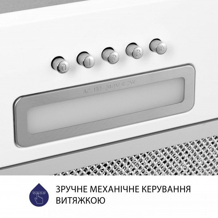 Витяжка повновбудована MINOLA HBI 5025 WH LED