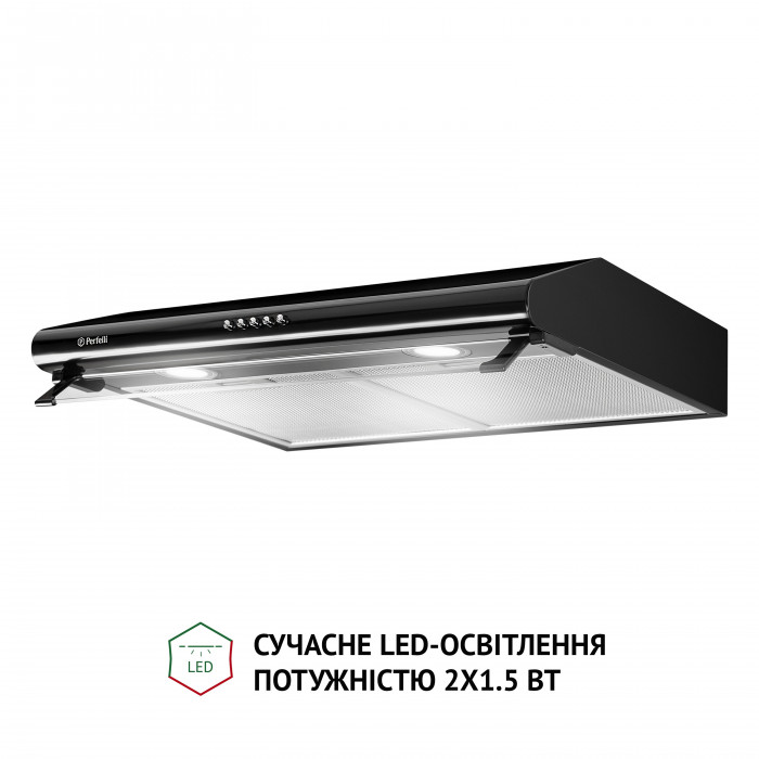 Витяжка плоска PERFELLI PL 6042 BL LED