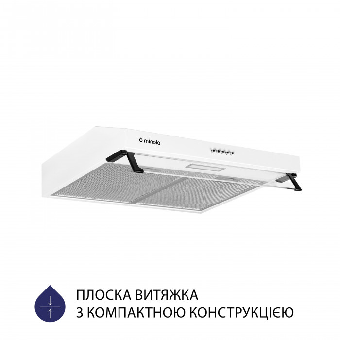 Витяжка плоска MINOLA HPL 517 WH