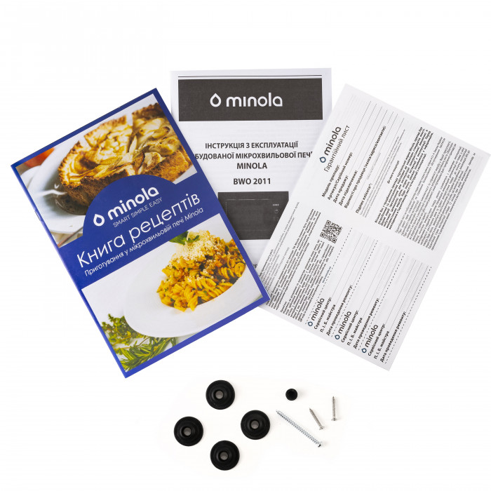 Вбудована мікрохвильова піч MINOLA BWO 2011 BL