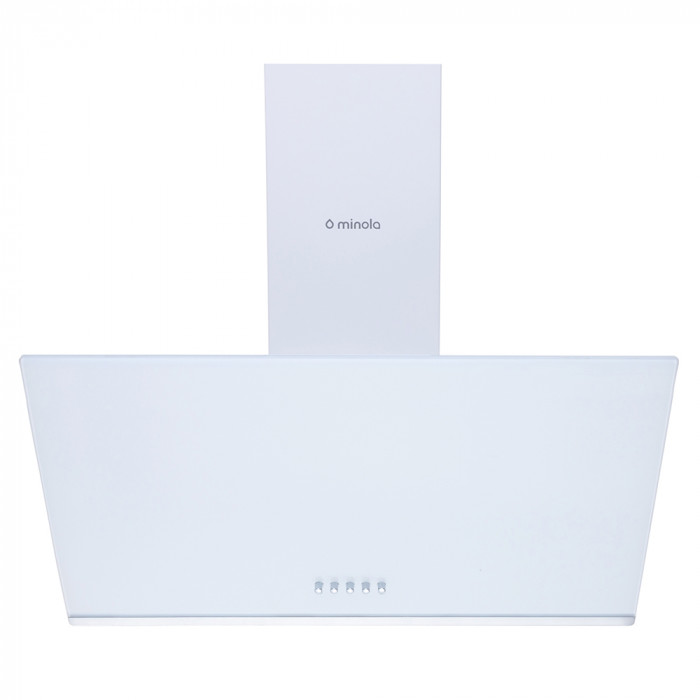 Витяжка декоративна похила MINOLA HDN 6232 WH/INOX 700 LED