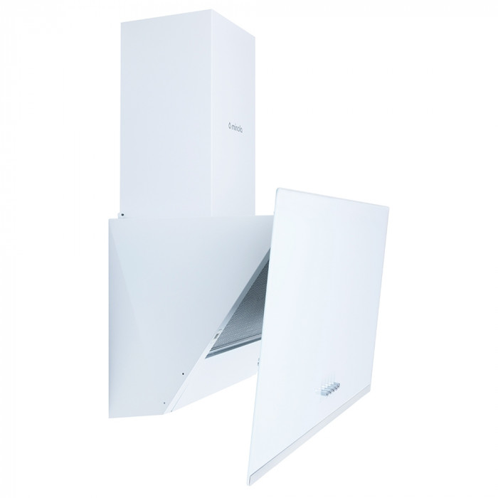 Витяжка декоративна похила MINOLA HDN 6232 WH/INOX 700 LED