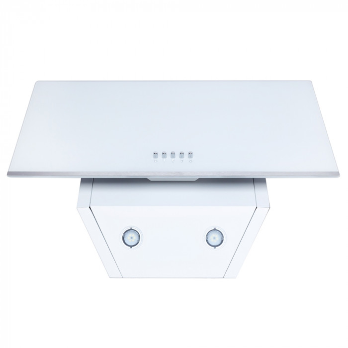 Витяжка декоративна похила MINOLA HDN 6232 WH/INOX 700 LED