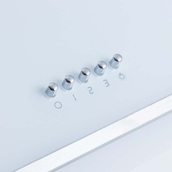 Витяжка декоративна похила MINOLA HDN 6232 WH/INOX 700 LED