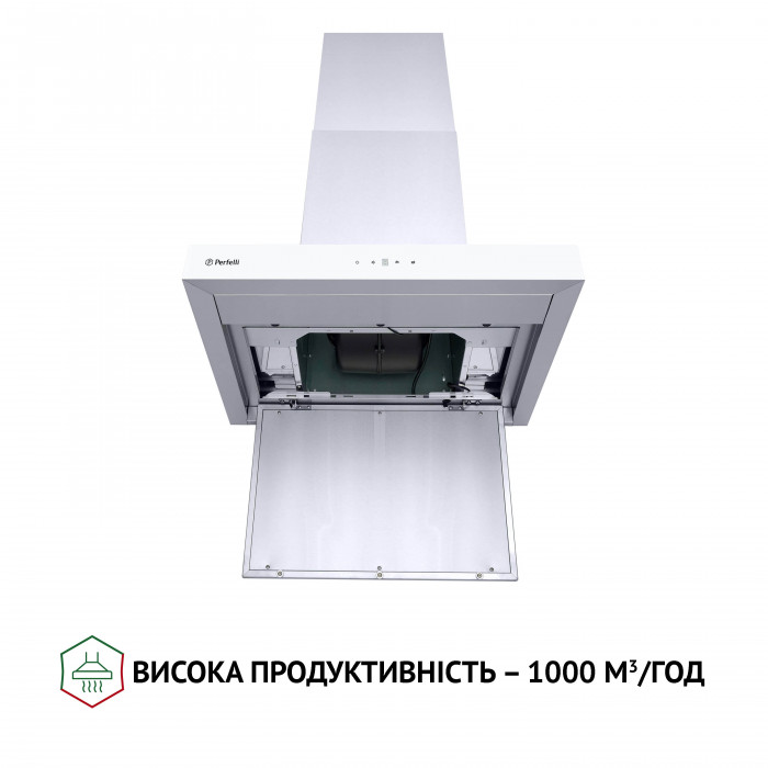 Витяжка декоративна Т-подібна PERFELLI TS 6635 I/WH 1000 LED