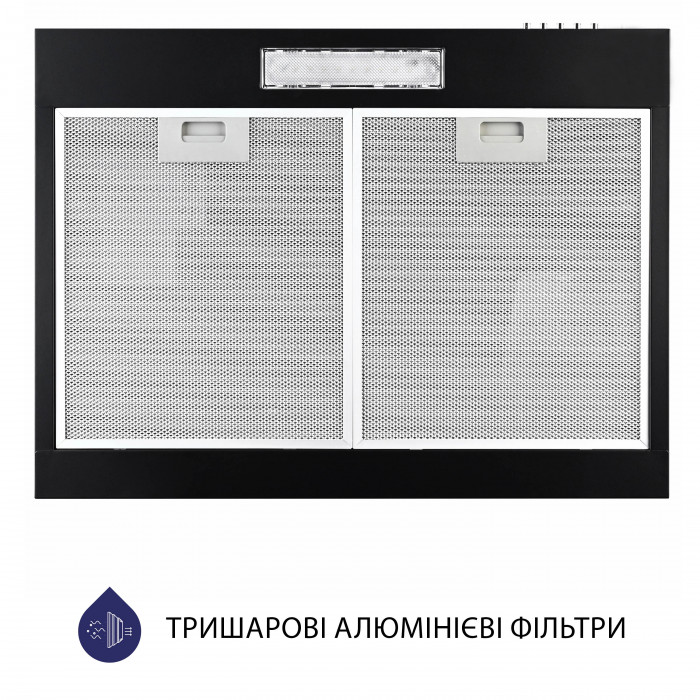 Витяжка плоска MINOLA HPL 612 BL