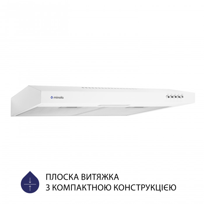 Витяжка плоска MINOLA HPL 613 WH