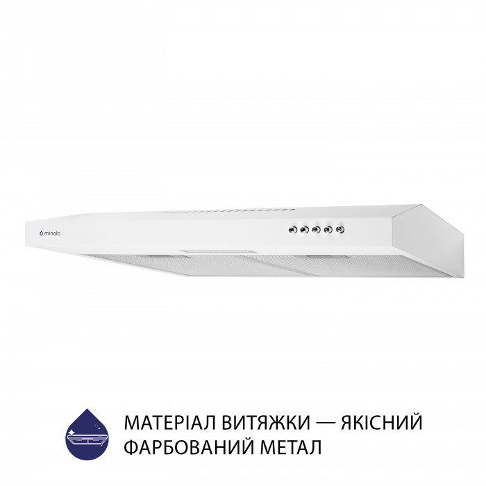 Витяжка плоска MINOLA HPL 613 WH