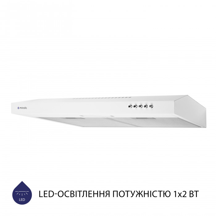 Витяжка плоска MINOLA HPL 613 WH