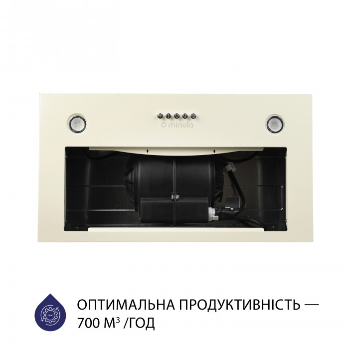 Витяжка повновбудована MINOLA HBI 5227 IV 700 LED