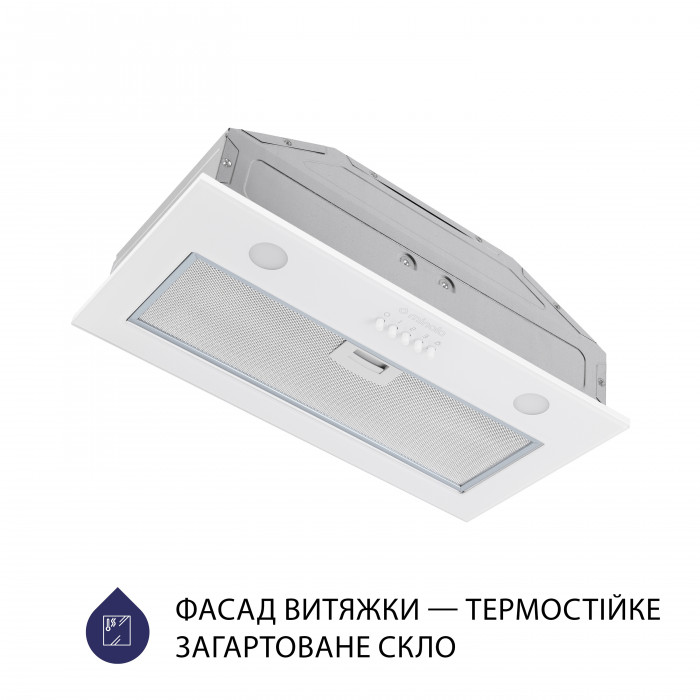 Витяжка повновбудована MINOLA HBI 52621 WH GLASS 700 LED