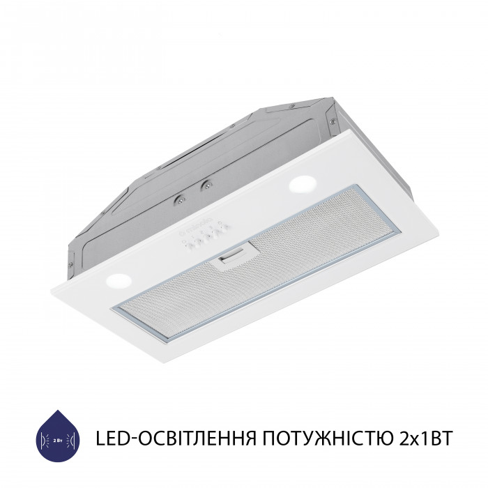 Витяжка повновбудована MINOLA HBI 52621 WH GLASS 700 LED