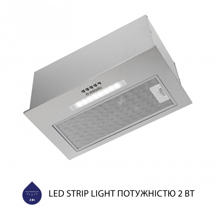 Витяжка повновбудована MINOLA HBI 5623 I 1000 LED