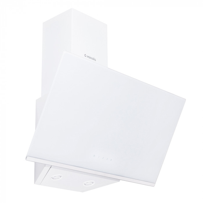 Витяжка декоративна похила MINOLA HVS 6232 WH/INOX 700 LED