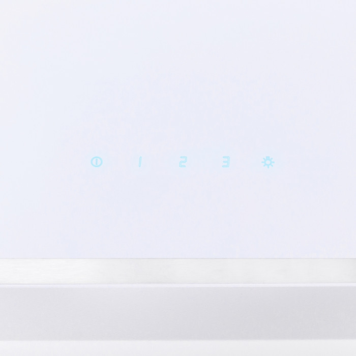 Витяжка декоративна похила MINOLA HVS 6232 WH/INOX 700 LED