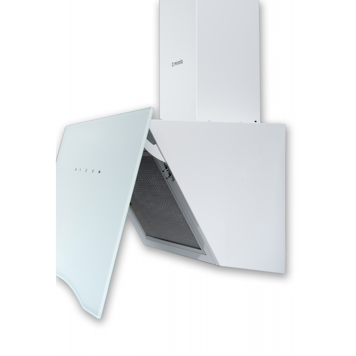 Витяжка декоративна похила MINOLA HVS 6612 WH 1000 LED