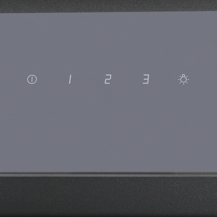 Витяжка декоративна похила MINOLA HVS 9412 GR 850 LED