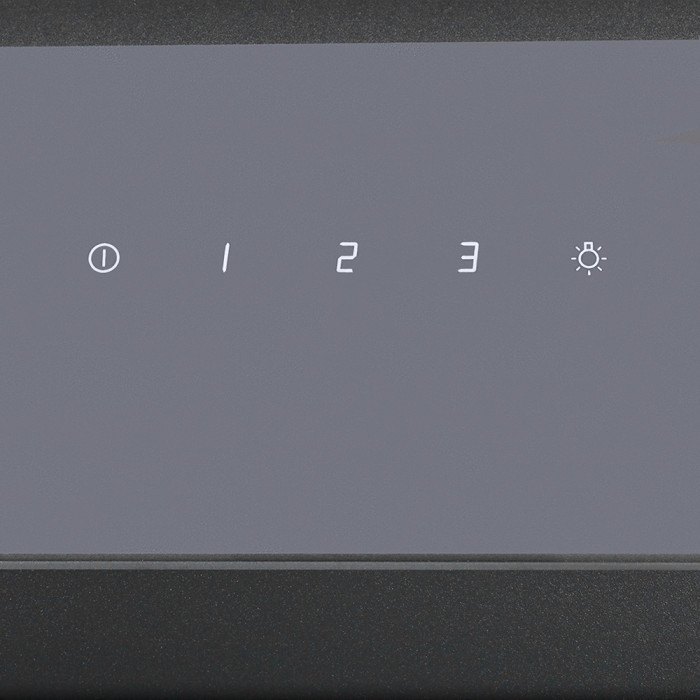 Витяжка декоративна похила MINOLA HVS 9412 GR 850 LED