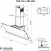 Витяжка декоративна похила MINOLA HVS 9412 GR 850 LED