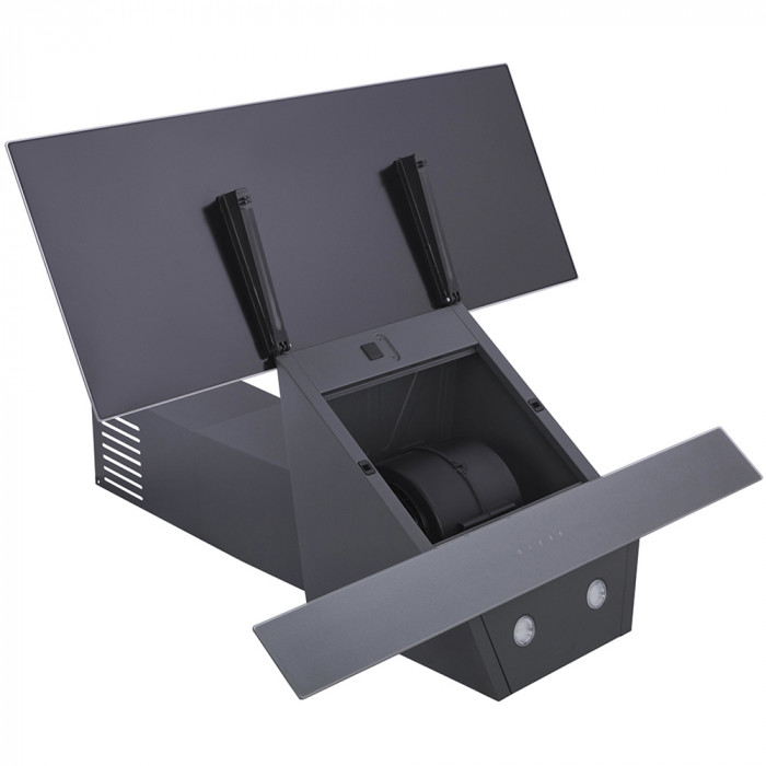 Витяжка декоративна похила MINOLA HVS 9412 GR 850 LED