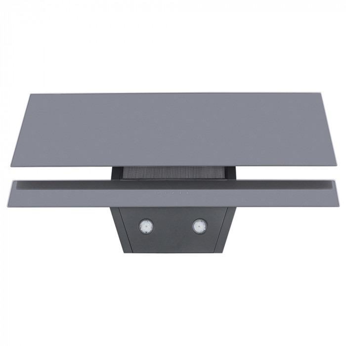 Витяжка декоративна похила MINOLA HVS 9412 GR 850 LED