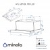 Витяжка телескопічна Minola HTL 6215 BL 700 LED