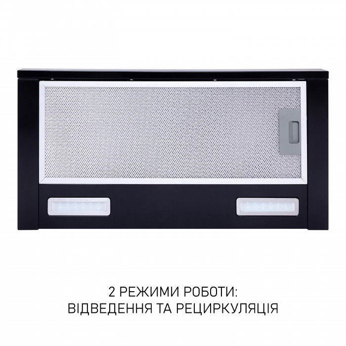 Витяжка телескопічна Minola HTL 6215 BL 700 LED