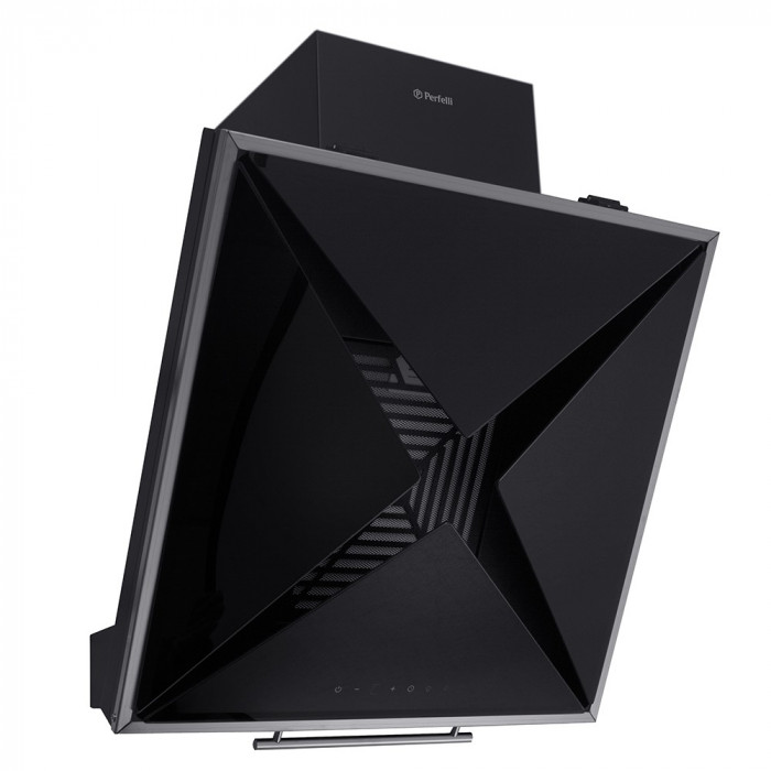 Витяжка декоративна похила PERFELLI DNS 67143 B 1100 BL LED Strip