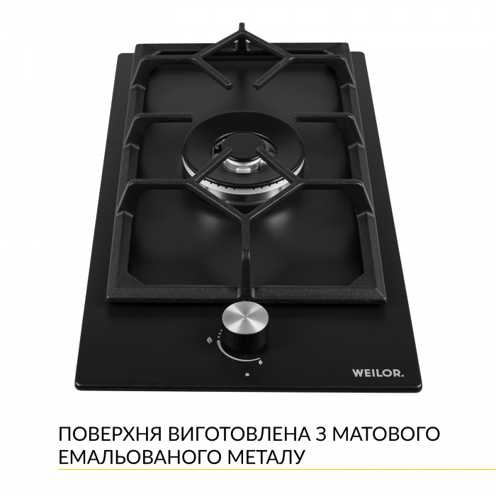 Поверхня газова Domino на металі WEILOR GM W 314 BL