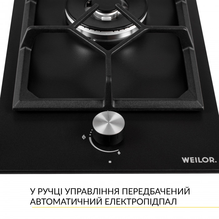 Поверхня газова Domino на металі WEILOR GM W 314 BL