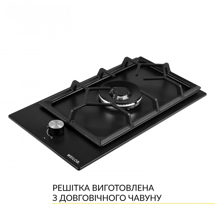 Поверхня газова Domino на металі WEILOR GM W 314 BL