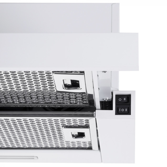 Витяжка телескопічна PERFELLI TL 5316 WH 700 LED