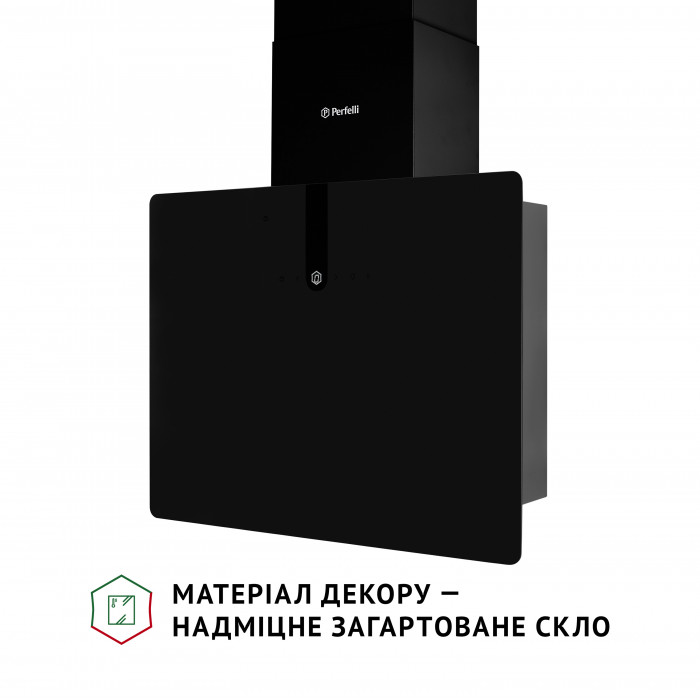 Витяжка декоративна похила PERFELLI PIANO NERO