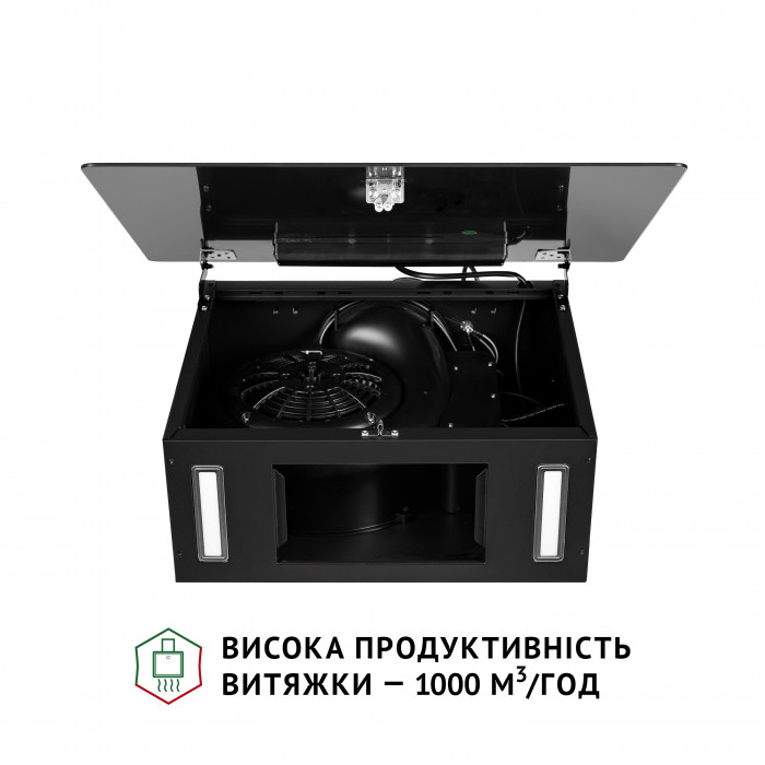 Витяжка декоративна похила PERFELLI PIANO NERO