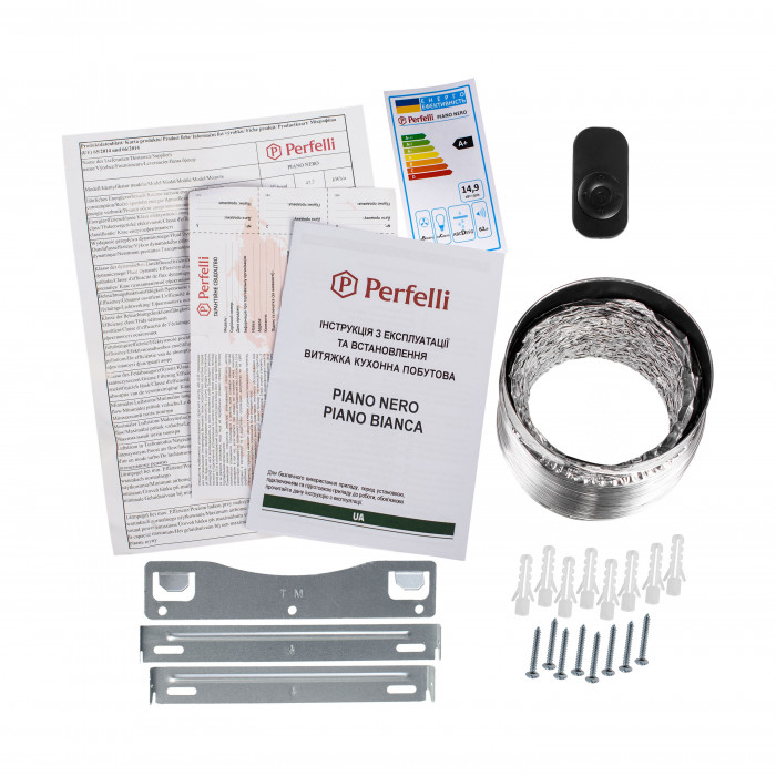 Витяжка декоративна похила PERFELLI PIANO NERO