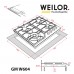 Поверхня газова на металі WEILOR GM W 604 SS
