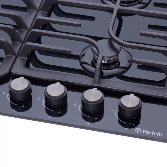 Поверхня газова на склі Perfelli HGG 61664 BL